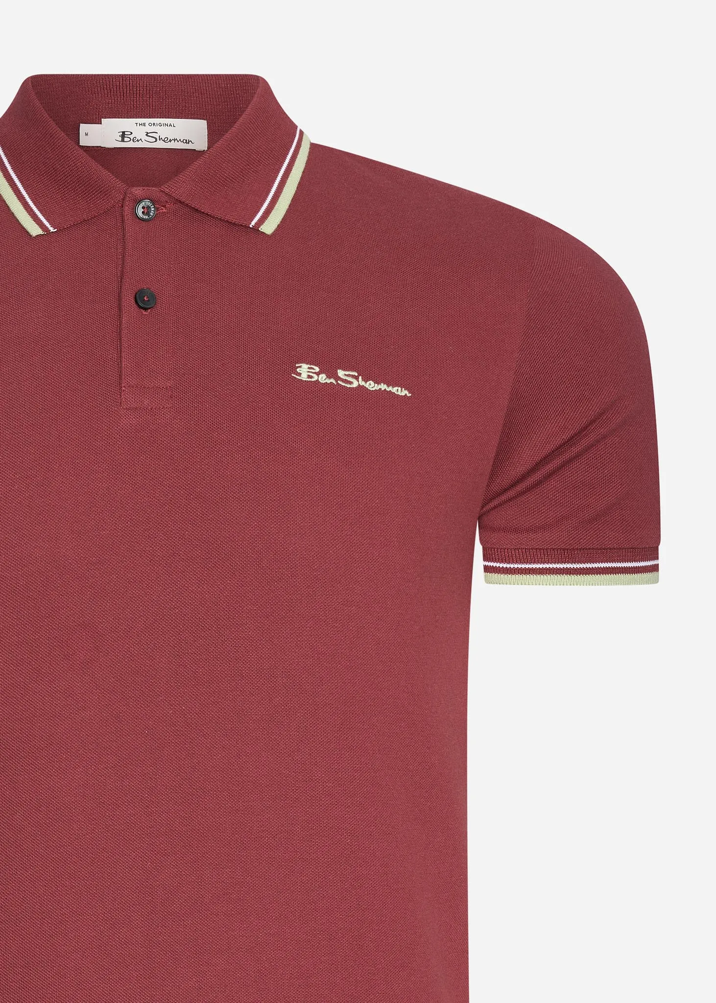 Signature polo - maroon