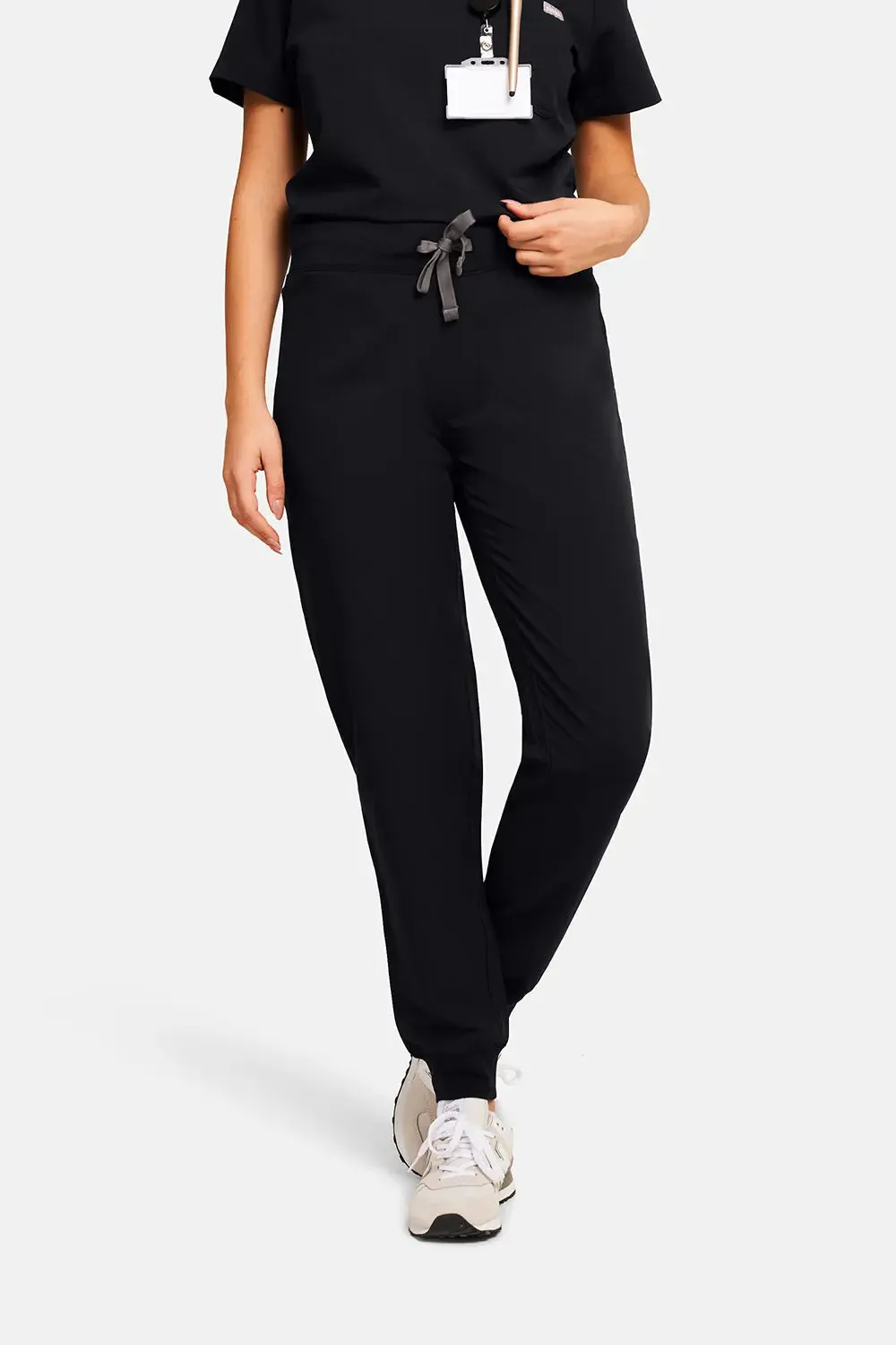 Simki Women's Neo Jogger Scrub Trouser - Black