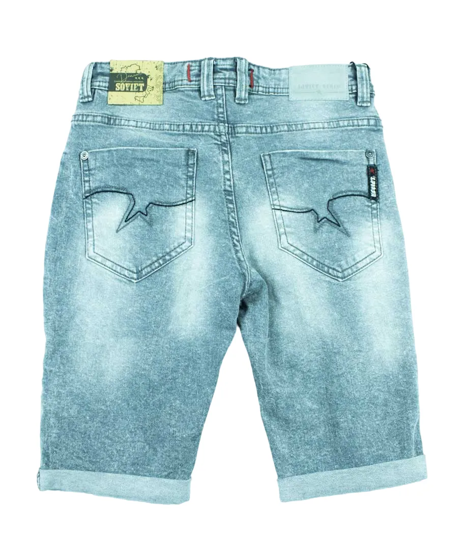 Soviet Boys Blue Denim Shorts