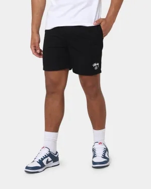 Stussy Basic Stock Beach Shorts Black