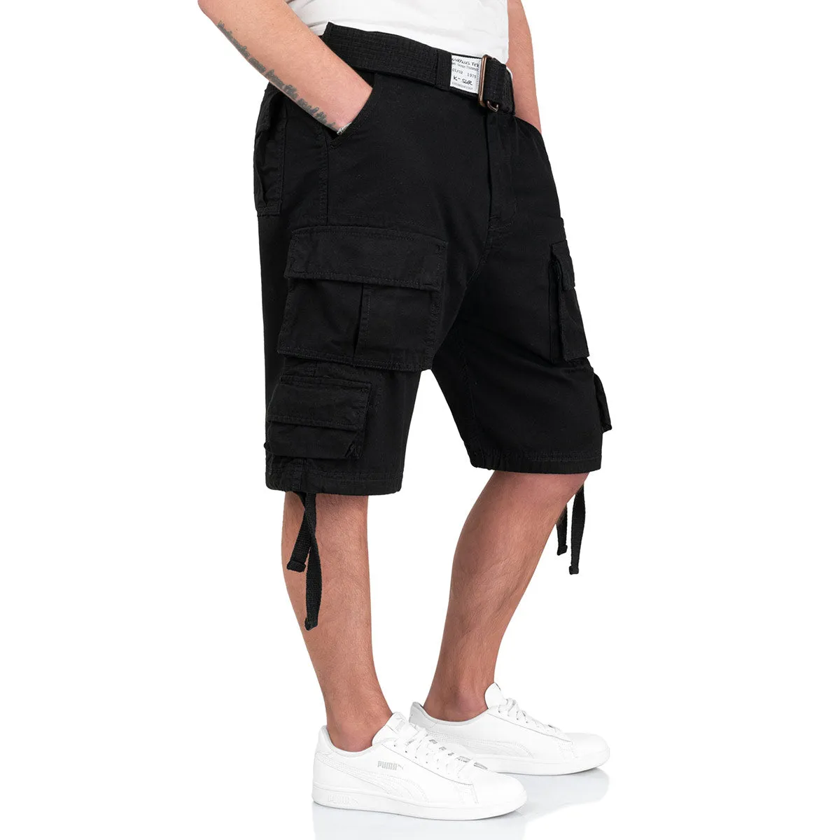 Surplus Division Shorts Black