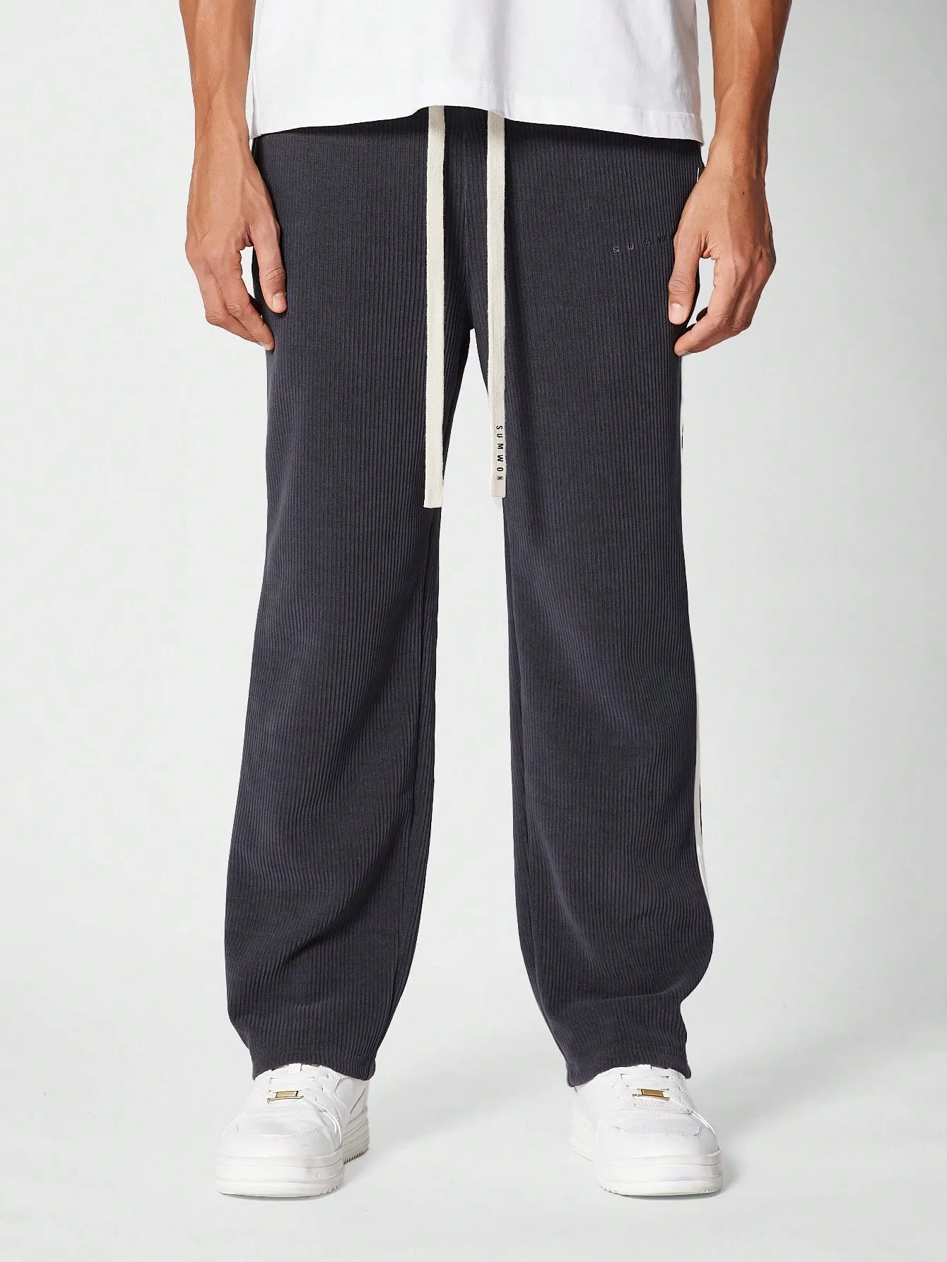 Textured Straight Fit Jogger