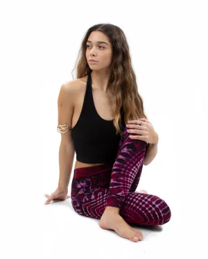 Tie Dye Nebula Leggings Pink