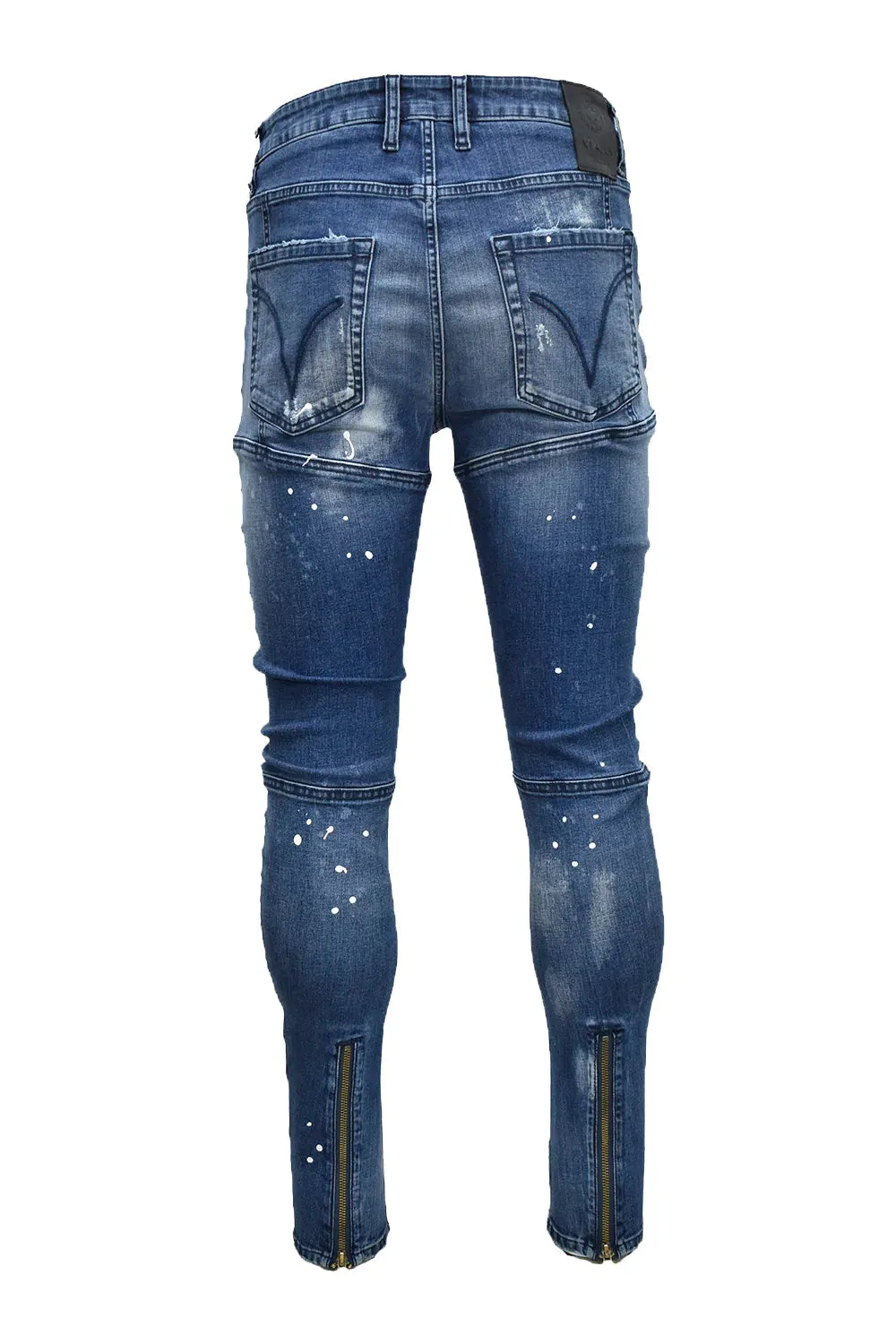 Vialli Nazree Ultra Fit Blue Denim Jeans