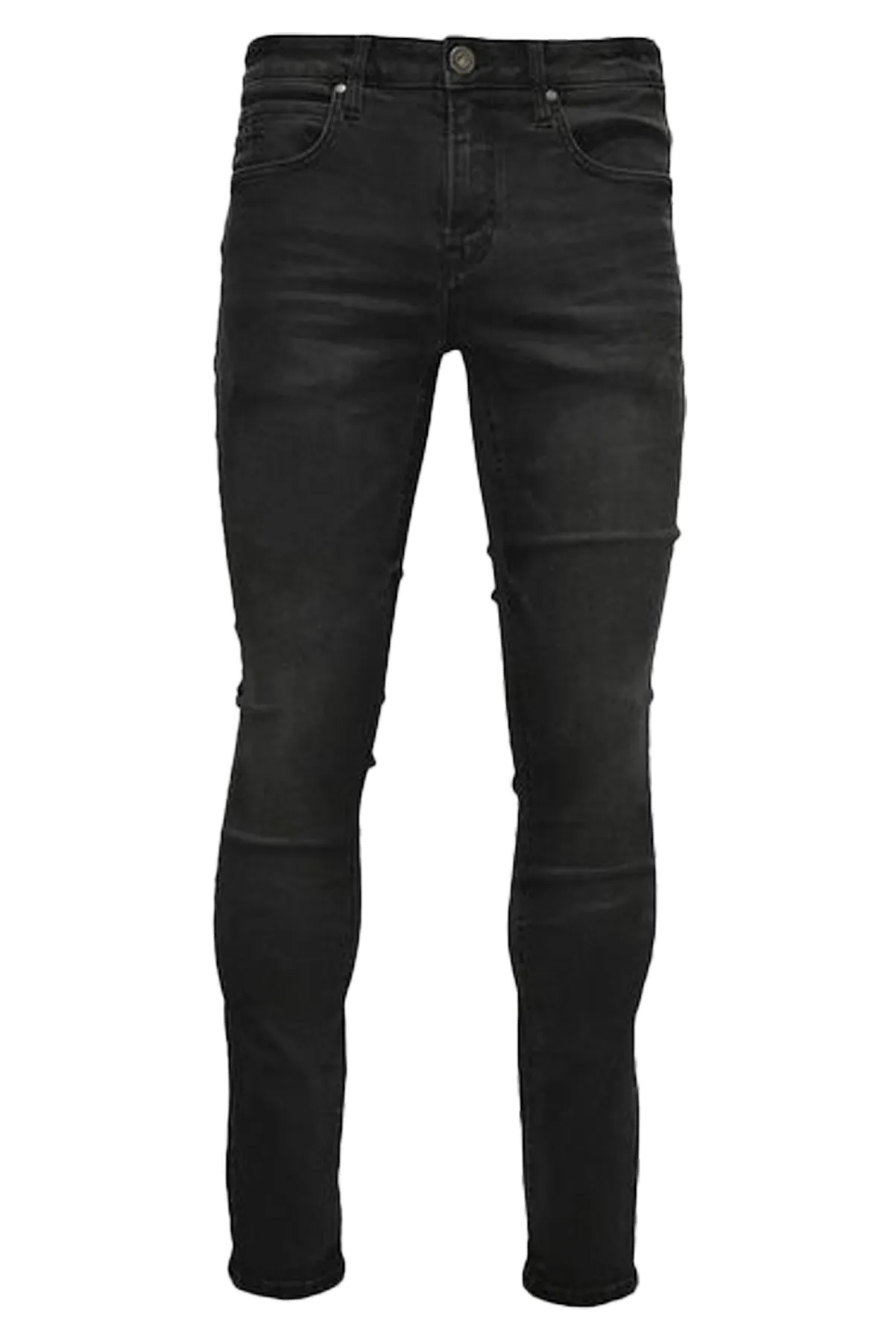 Vialli Retract Black Skinny Jean