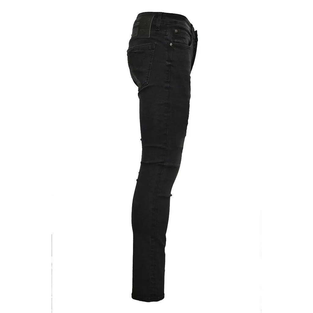 Vialli Retract Black Skinny Jean