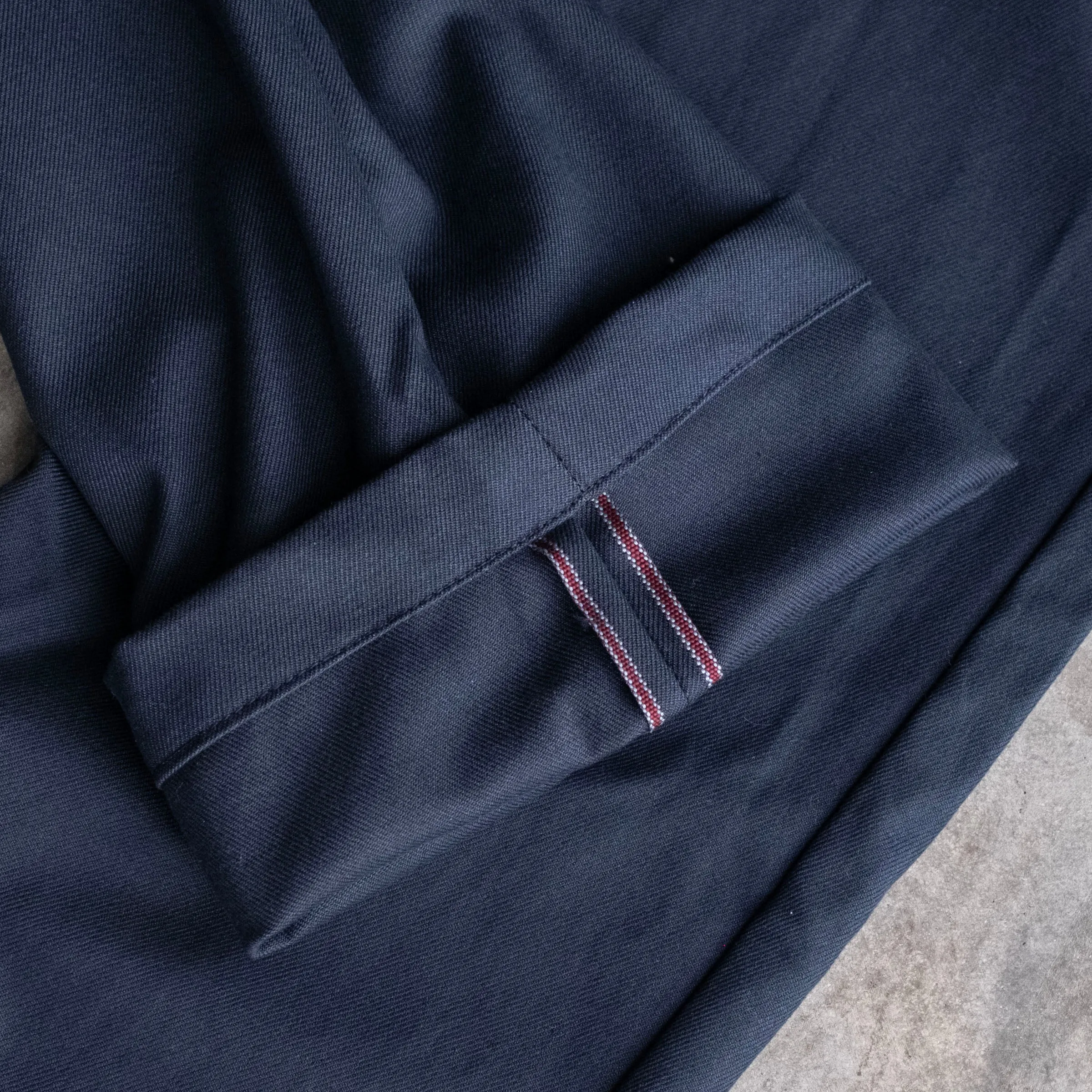 Wilhelm Selvedge Chino 10oz Navy Hokkoh Canvas