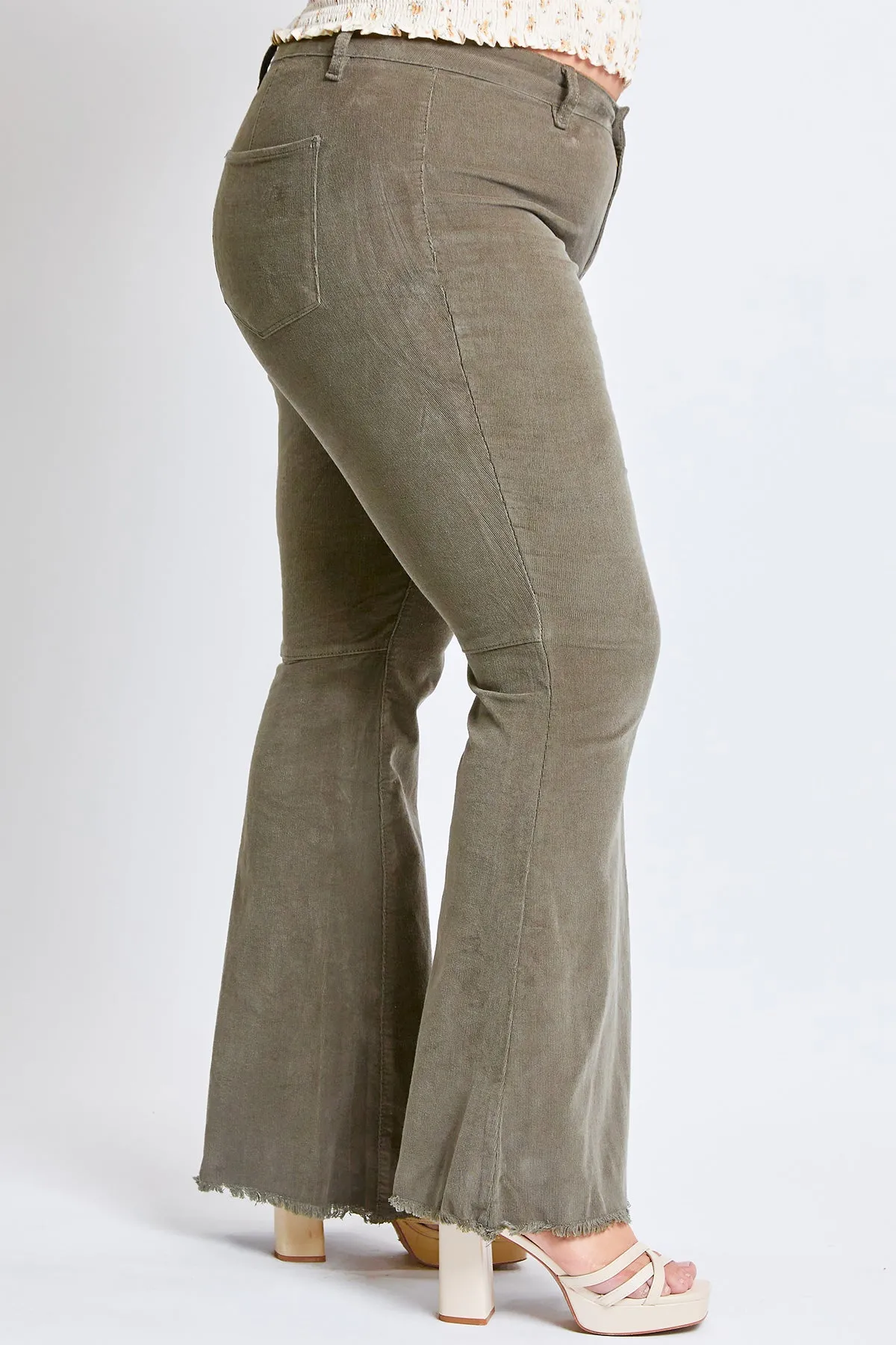 Women's Plus Corduroy Flare Pants